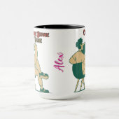 カフおもしろいイン好きのモーニングコーヒーカップ マグカップ (中央)