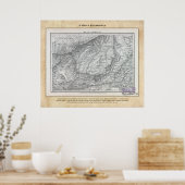 カフィリスタンの地図 ポスター (キッチン)