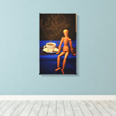 カフィー – Zeit キャンバスプリント (インサイチュ (ウッドフロア))