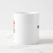 カフェつながり20ozジャンボマグ ジャンボコーヒーマグカップ (正面)