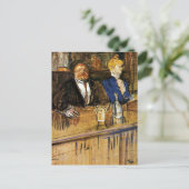 カフェでは、顧客とAnemic Cashier ポストカード (スタンド正面)