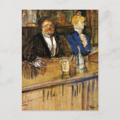 カフェでは、顧客とAnemic Cashier ポストカード (正面)