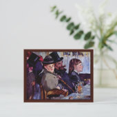 カフェで：キャバレーby Reichshoffen ポストカード (スタンド正面)