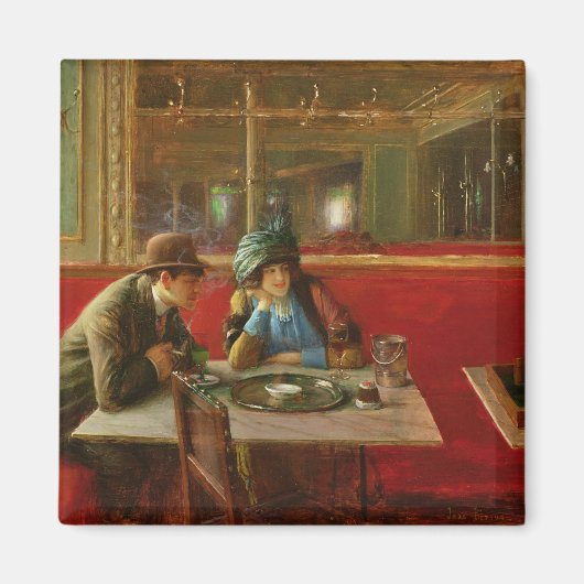 カフェで マグネット (正面)