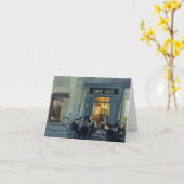 カフェのカフェのメッセージカード カード (黄色い花)