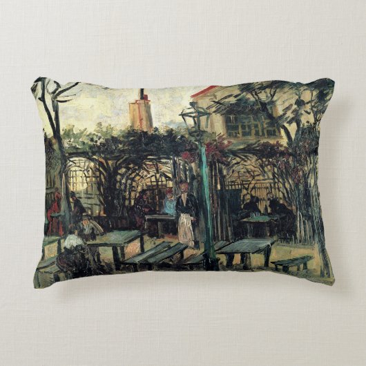 カフェのテラス,モンマルトルbyビンセント・ヴァン・ゴッホ アクセントクッション (正面)
