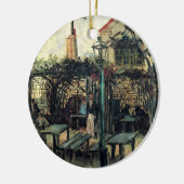 カフェのテラス，モンマルトルbyビンセント・ヴァン・ゴッホ セラミックオーナメント (左)