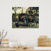 カフェのテラス，モンマルトルbyビンセント・ヴァン・ゴッホ ポスター (キッチン)