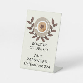 カフェのテーブルサイン 台座サイン