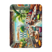 カフェのブラジルのマグ マグネット (縦)