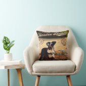 カフェのミニチュア・シュナウツァー クッション (椅子)