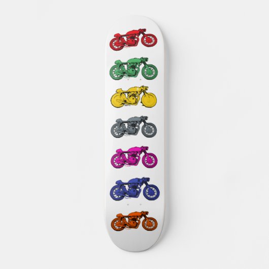 カフェのレーサーのスケートボード スケートボード (正面)