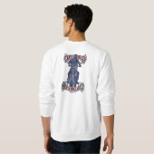 カフェのレーサー スウェットシャツ (裏面フル)