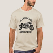 カフェのレーサー Tシャツ (正面)