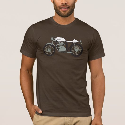 カフェのレーサー Tシャツ (正面)