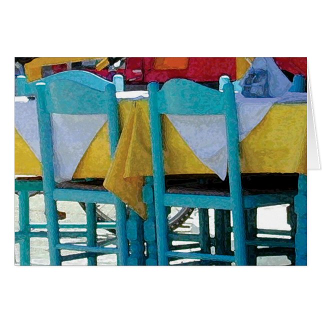 カフェの卓上 (正面横)