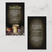 カフェの名刺 名刺 (正面/裏面)