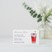 カフェの名刺 名刺 (スタンド正面)