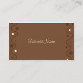 カフェの名刺 名刺 (裏面)