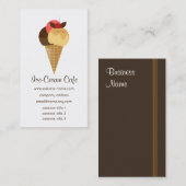 カフェの名刺 名刺 (正面/裏面)