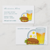 カフェの名刺 名刺 (正面/裏面)