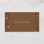 カフェの名刺 名刺 (裏面)