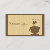 カフェの名刺 名刺 (裏面)