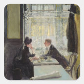 カフェの恋人 スクエアシール (正面)