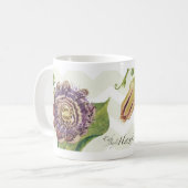 カフェの花のマグ2 コーヒーマグカップ (正面左)