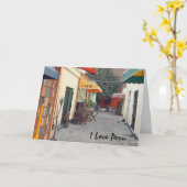 カフェの通り カード (黄色い花)