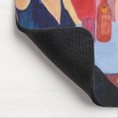 カフェの2人の女性 マウスパッド (コーナー)