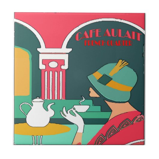 カフェアウラフランスのイト タイル (正面)