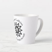 カフェイナのカフェイン カフェラテマグ (右アングル)