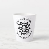 カフェイナのカフェイン カフェラテマグ (正面)