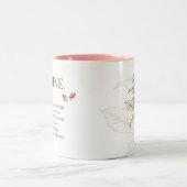 カフェインおもしろい辞書の定義ウィッティコーヒー ツートーンマグカップ (中央)