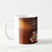 カフェインおよびアデノシン コーヒーマグカップ (左)