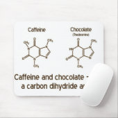 カフェインおよびチョコレートマウスパッド マウスパッド (マウス)