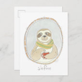 カフェインかわいこちゃん |スロフィー ポストカード (正面/裏面)