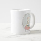 カフェインかわいこちゃん | Brew Unicorn ジャンボコーヒーマグカップ (正面右)