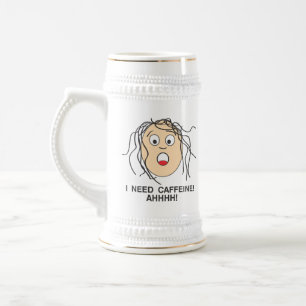 カフェインが必要だ、もっといい ビールジョッキ