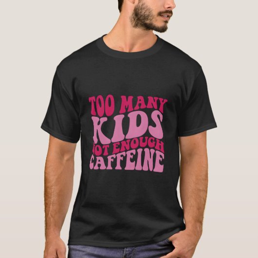 カフェインが足りない Tシャツ (正面)