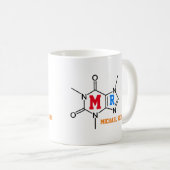 カフェインすごいドリンカー分カスタム子 コーヒーマグカップ (正面右)