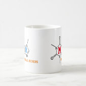 カフェインすごいドリンカー分カスタム子 コーヒーマグカップ (中央)
