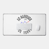 カフェインではカフェイン分子を信頼する デスクマット (キーボード&マウス)