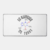 カフェインではカフェイン分子を信頼する デスクマット (正面)