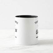 カフェインで働く看護師 マグカップ (中央)