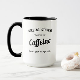 カフェインで動くカスタム看護学生グッズ マグカップ