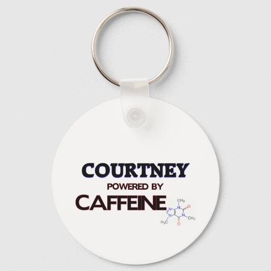 カフェインで動くコートニー キーホルダー (正面)