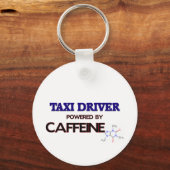 カフェインで動くタクシー運転手 キーホルダー (正面)