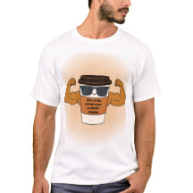 カフェインで成果アップTシャツ - ジムとJavaの融合